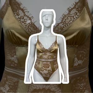 One piece lingerie-Gold